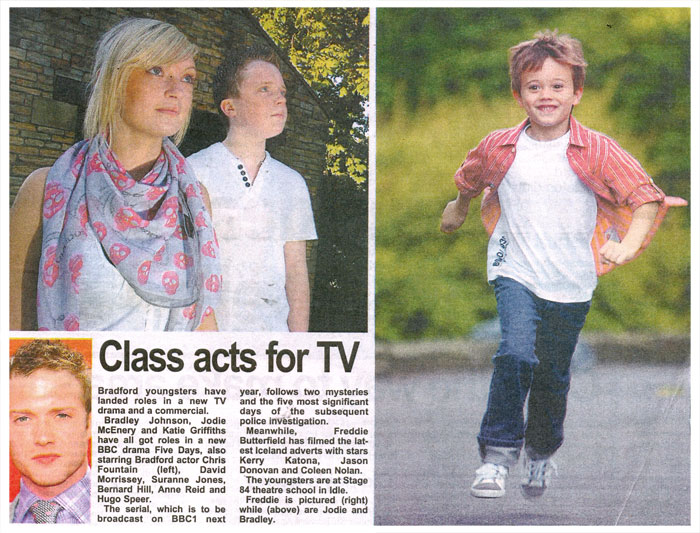 TV and advertising success for Stage 84 students